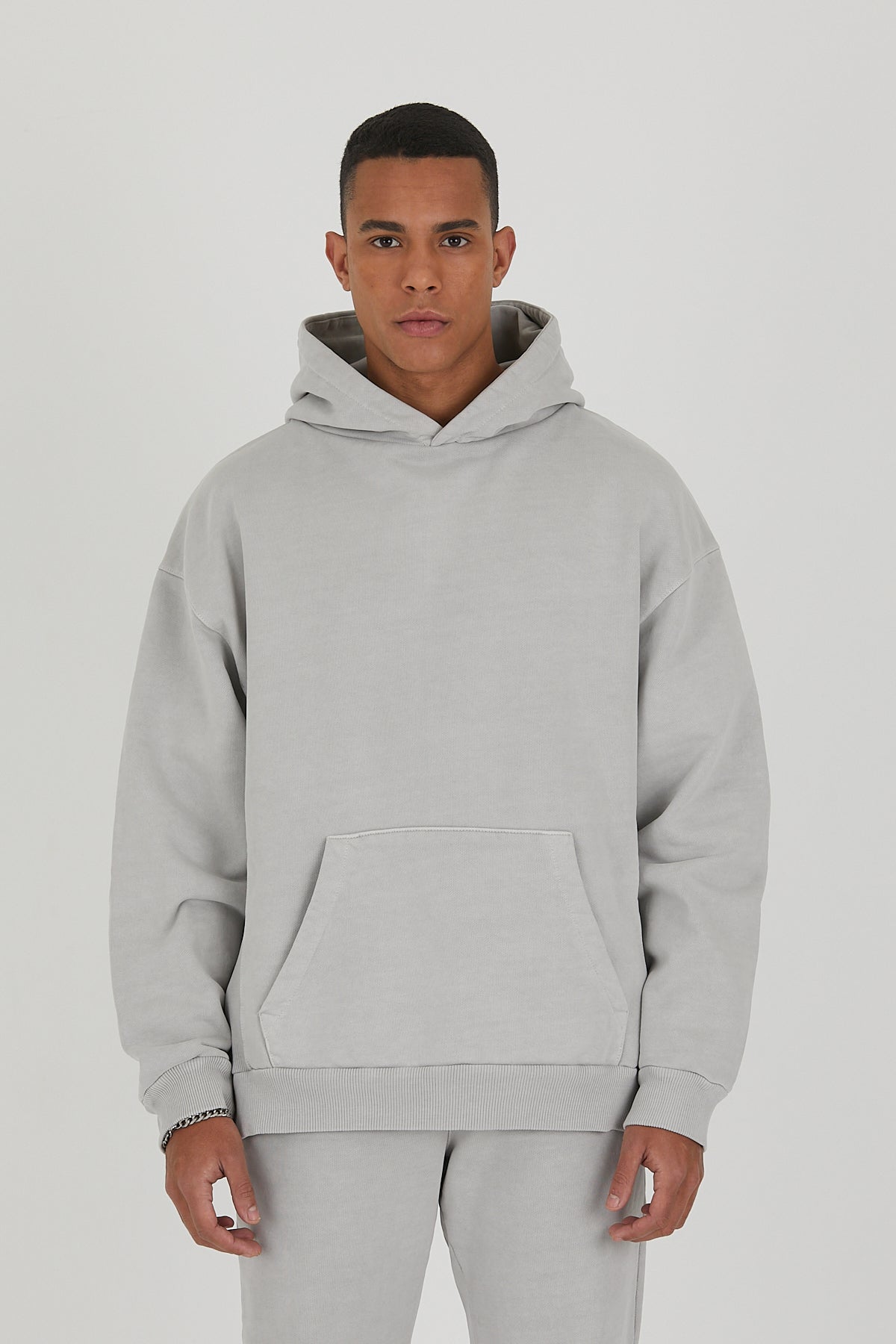 Washed Organic Cotton 550gsm Hoodie Jogger Set