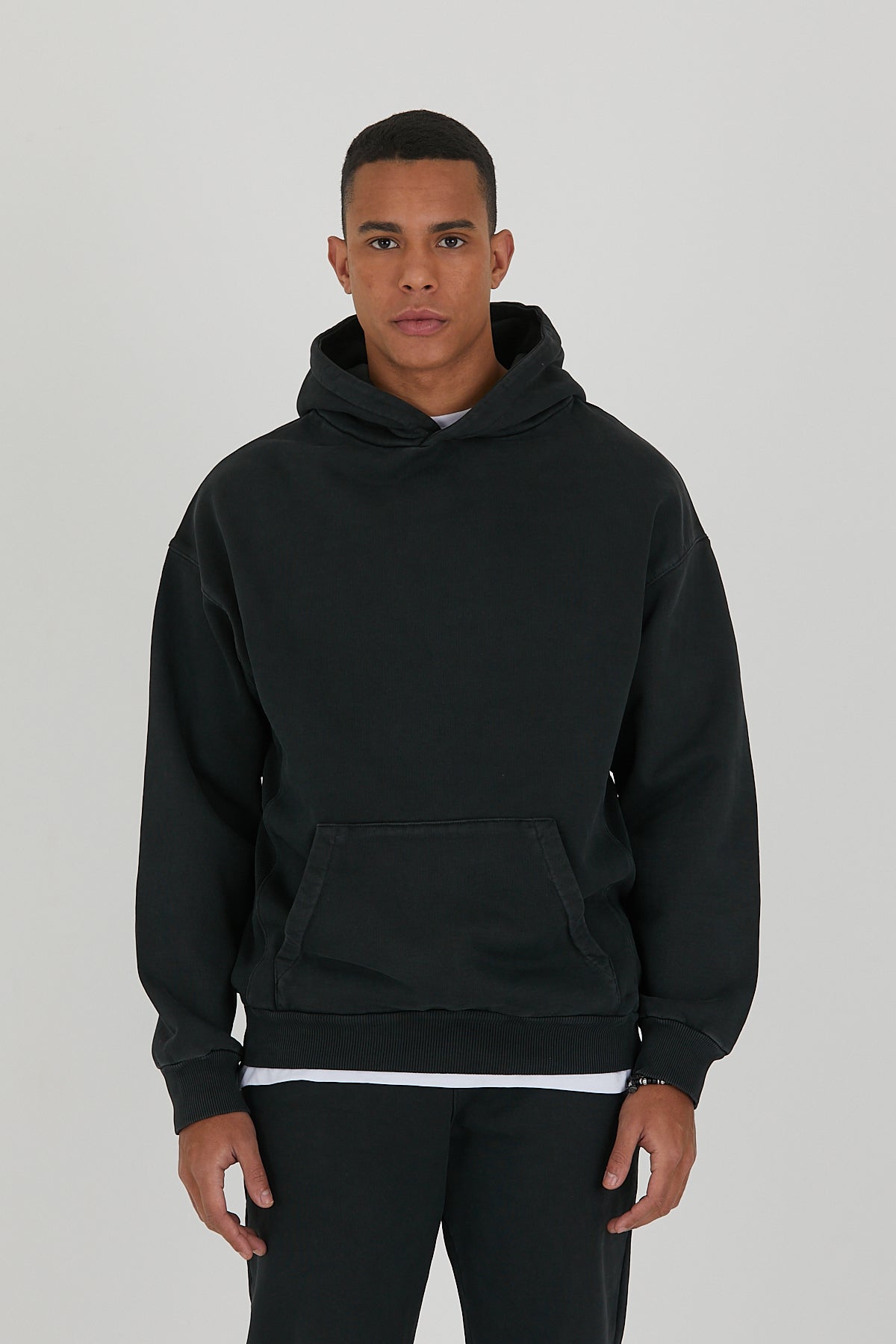Washed Organic Cotton 550gsm Hoodie Jogger Set
