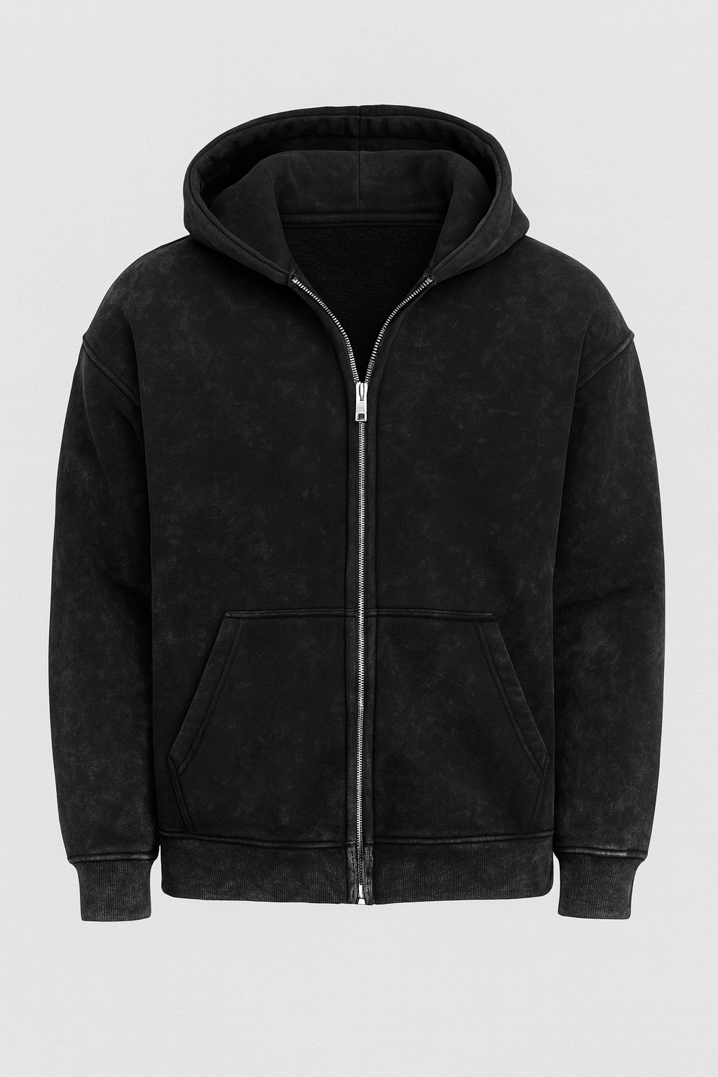 Washed Extra Puff Zip Hoodie – Dein Must-Have für Winter 2025