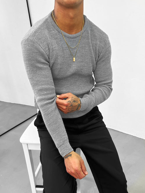 BASIC STRICKPULLOVERS