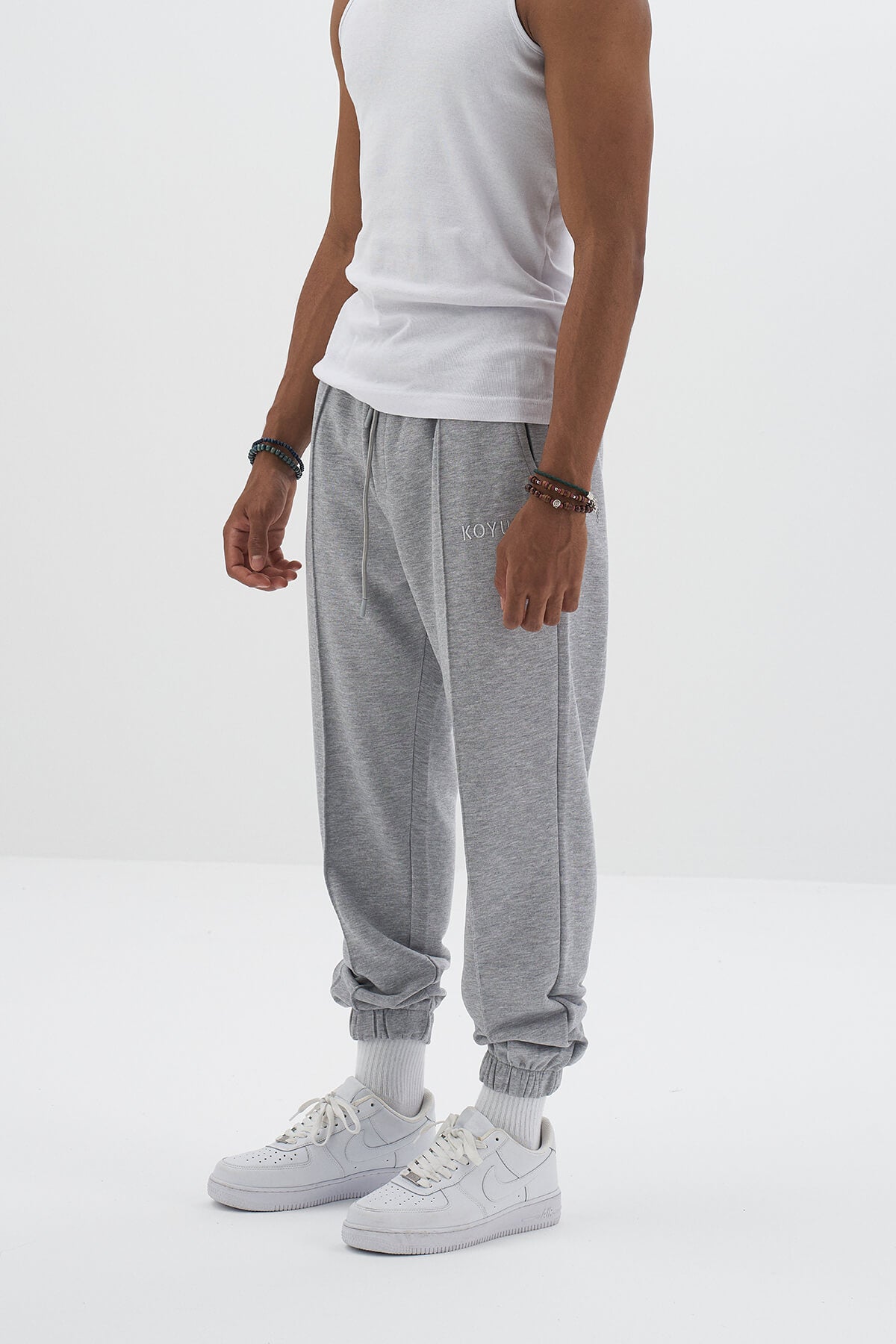 Jogginghose Beige
