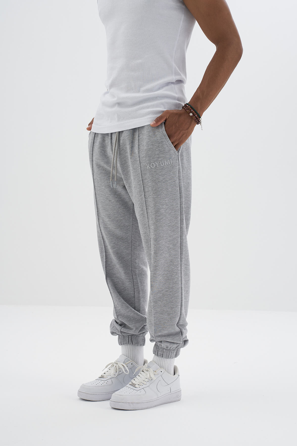 Jogginghose Beige