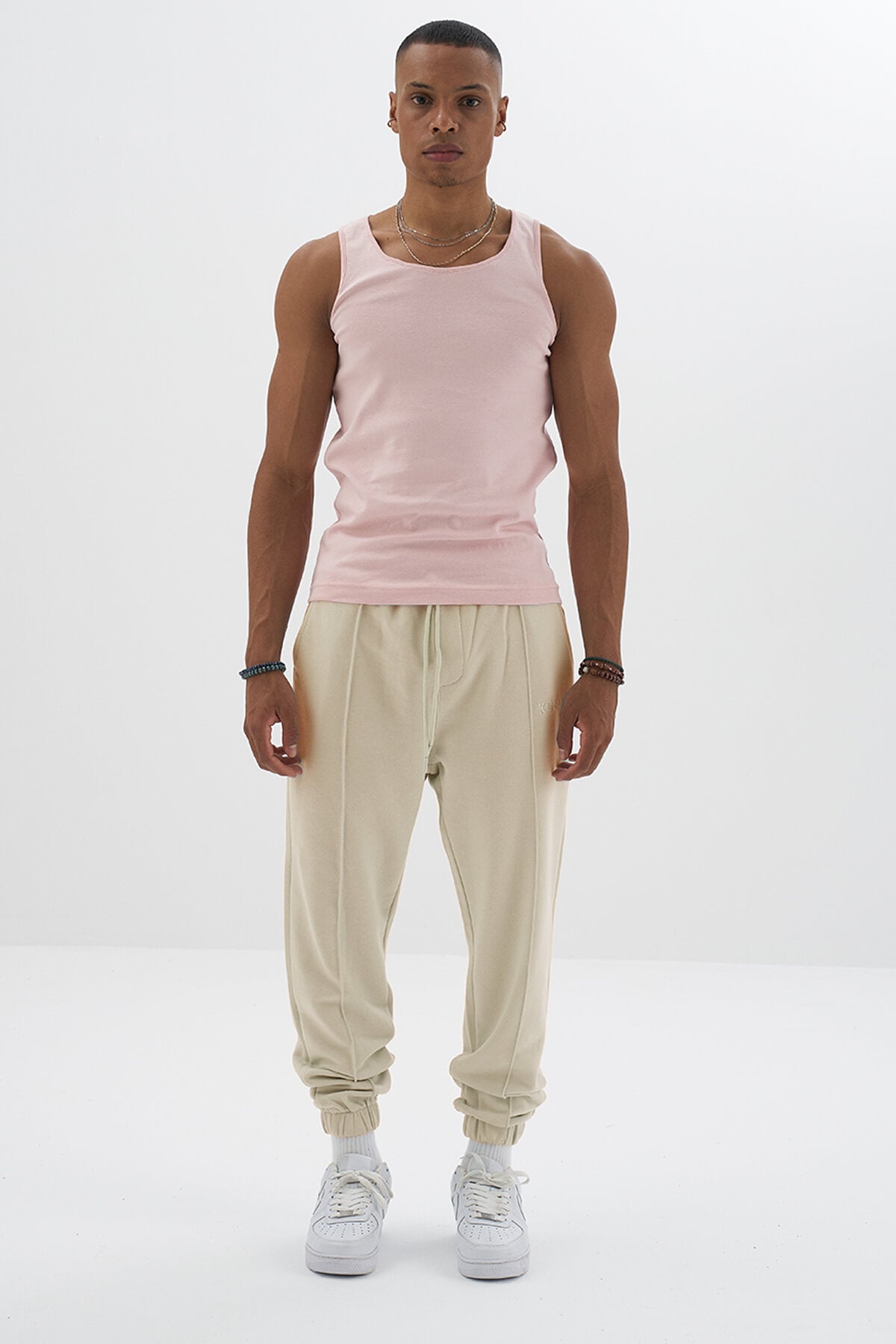 Jogginghose Beige