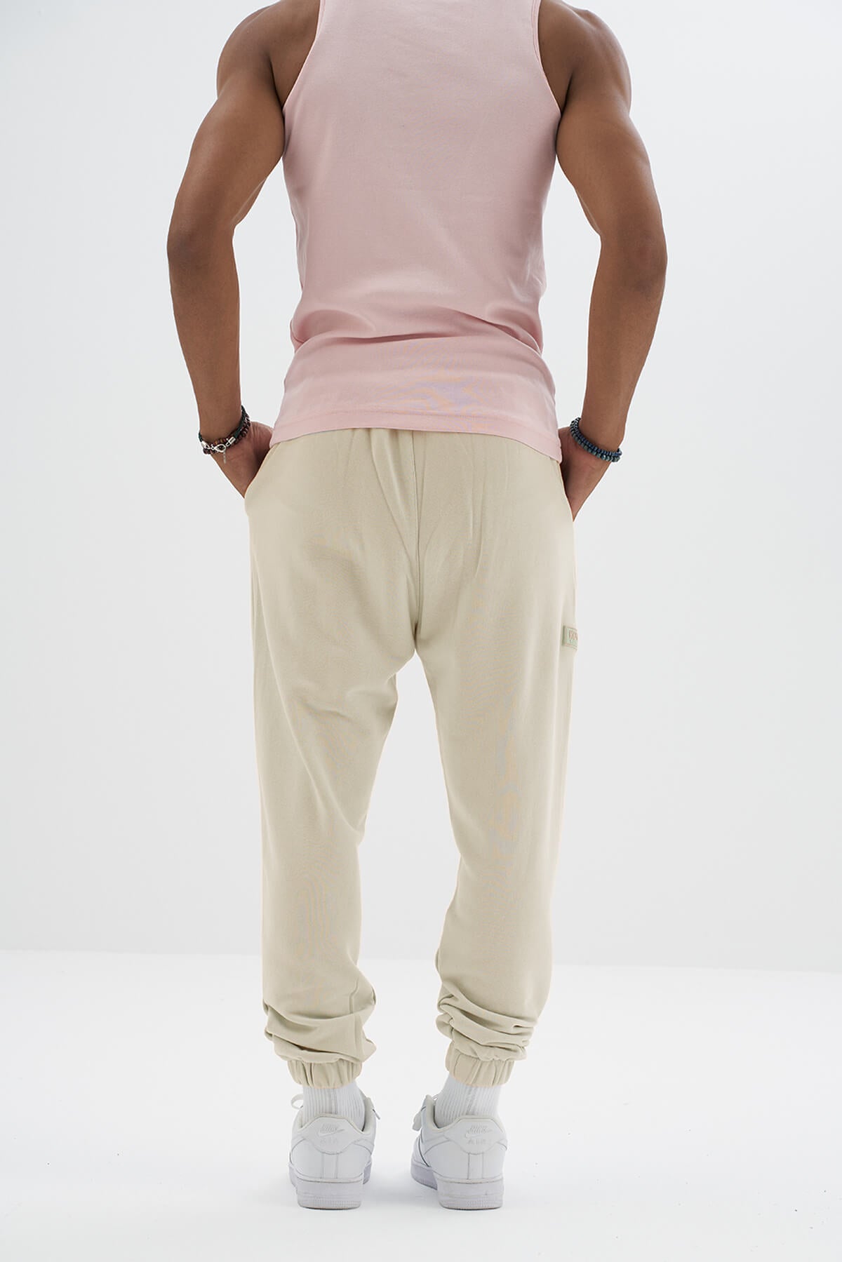 Jogginghose Beige