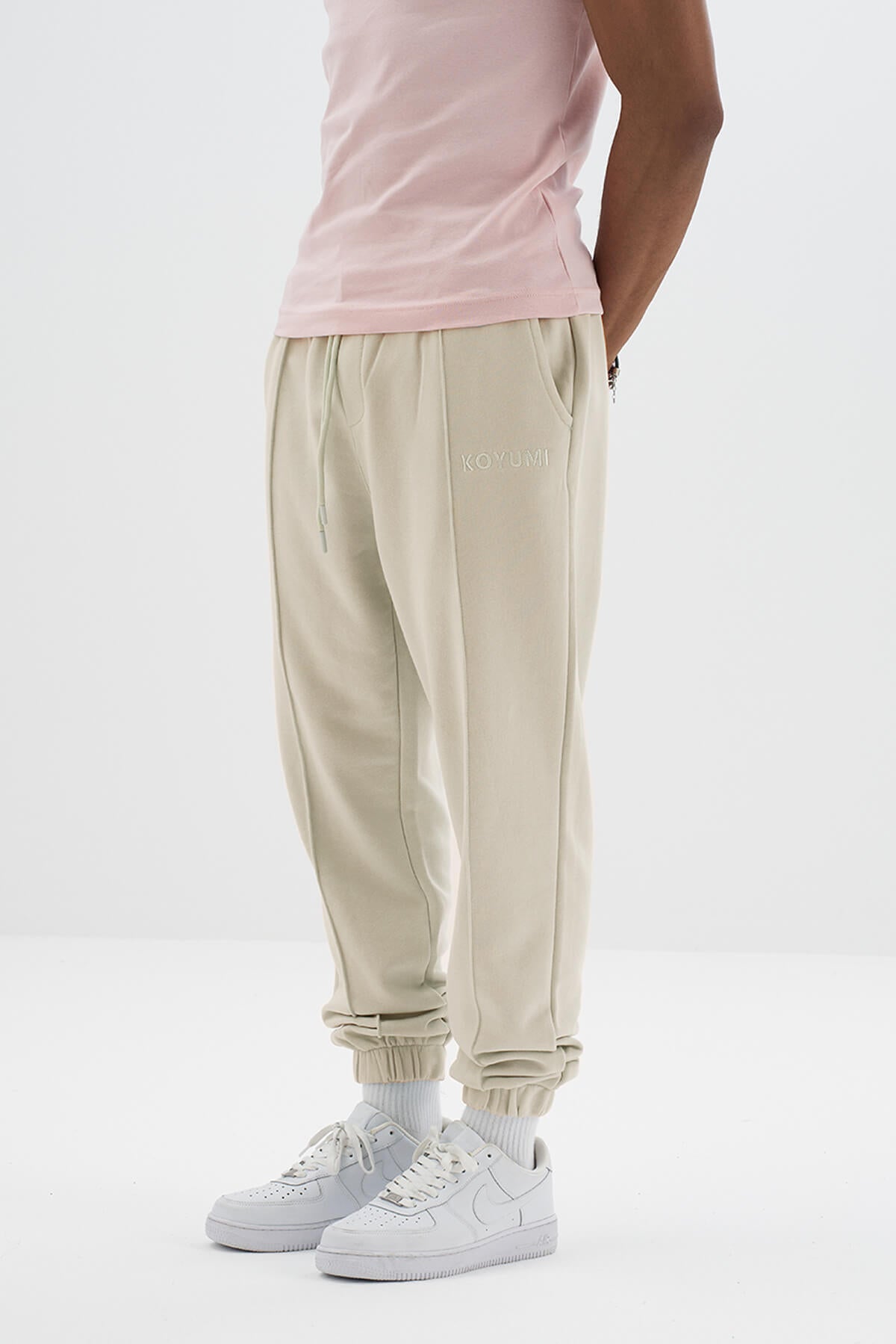 Jogginghose Beige