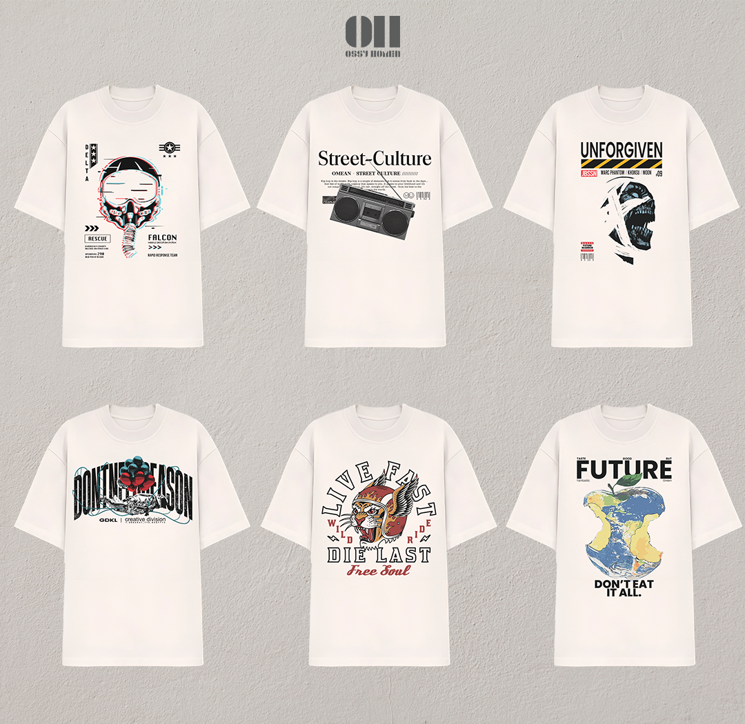 6er-Pack T-Shirts