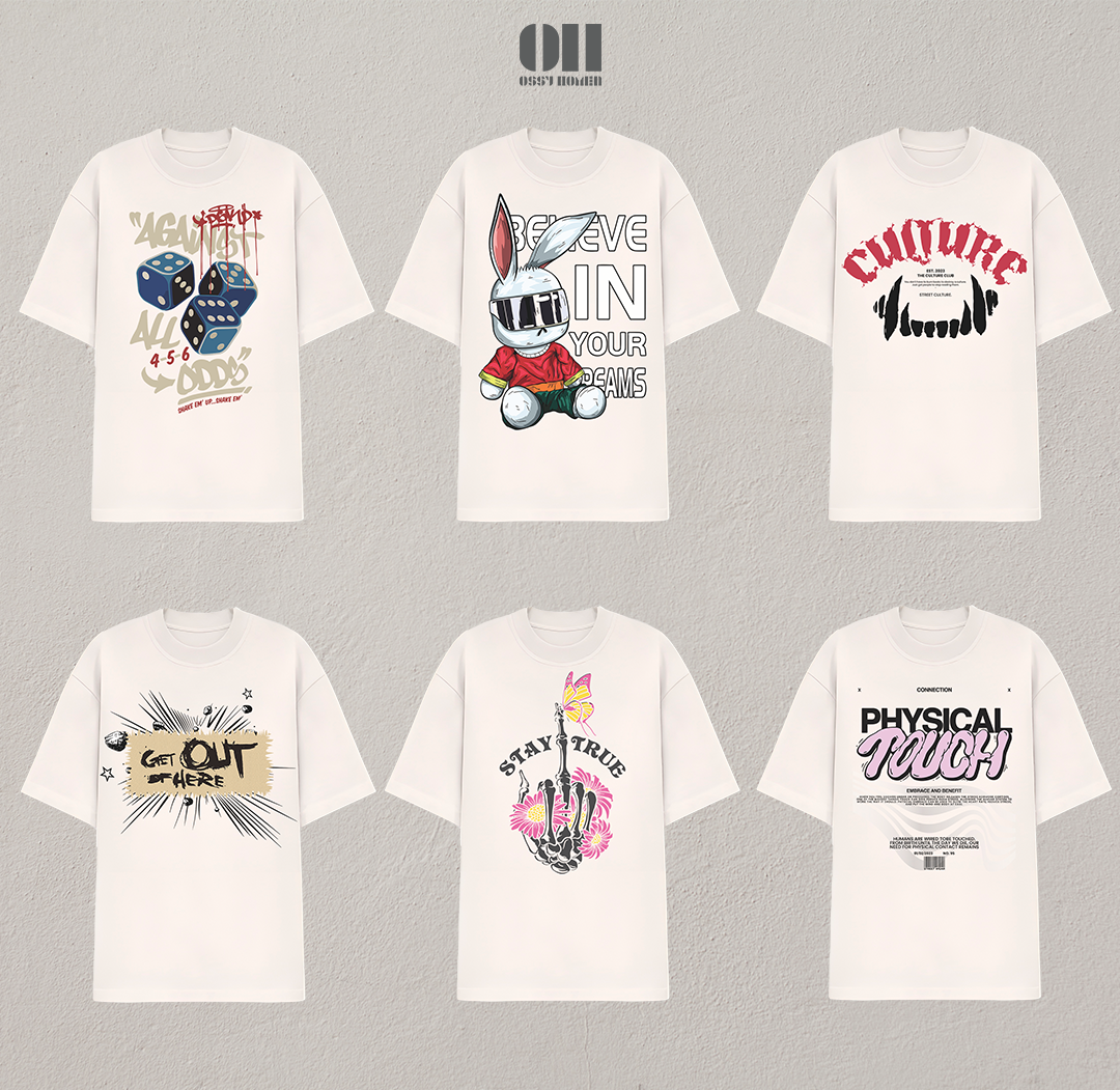 6er-Pack T-Shirts