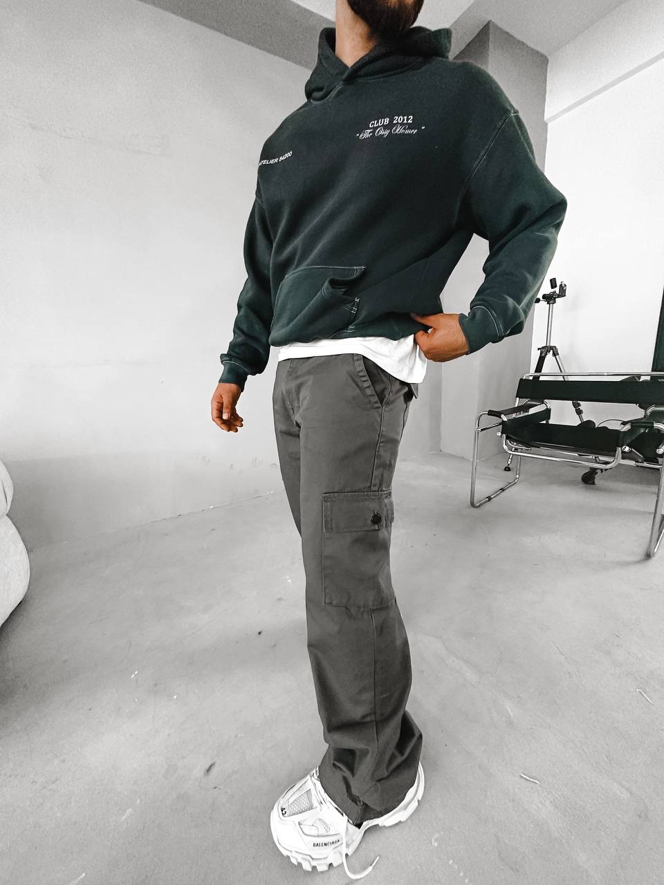 WASHED LOGO HOODIE