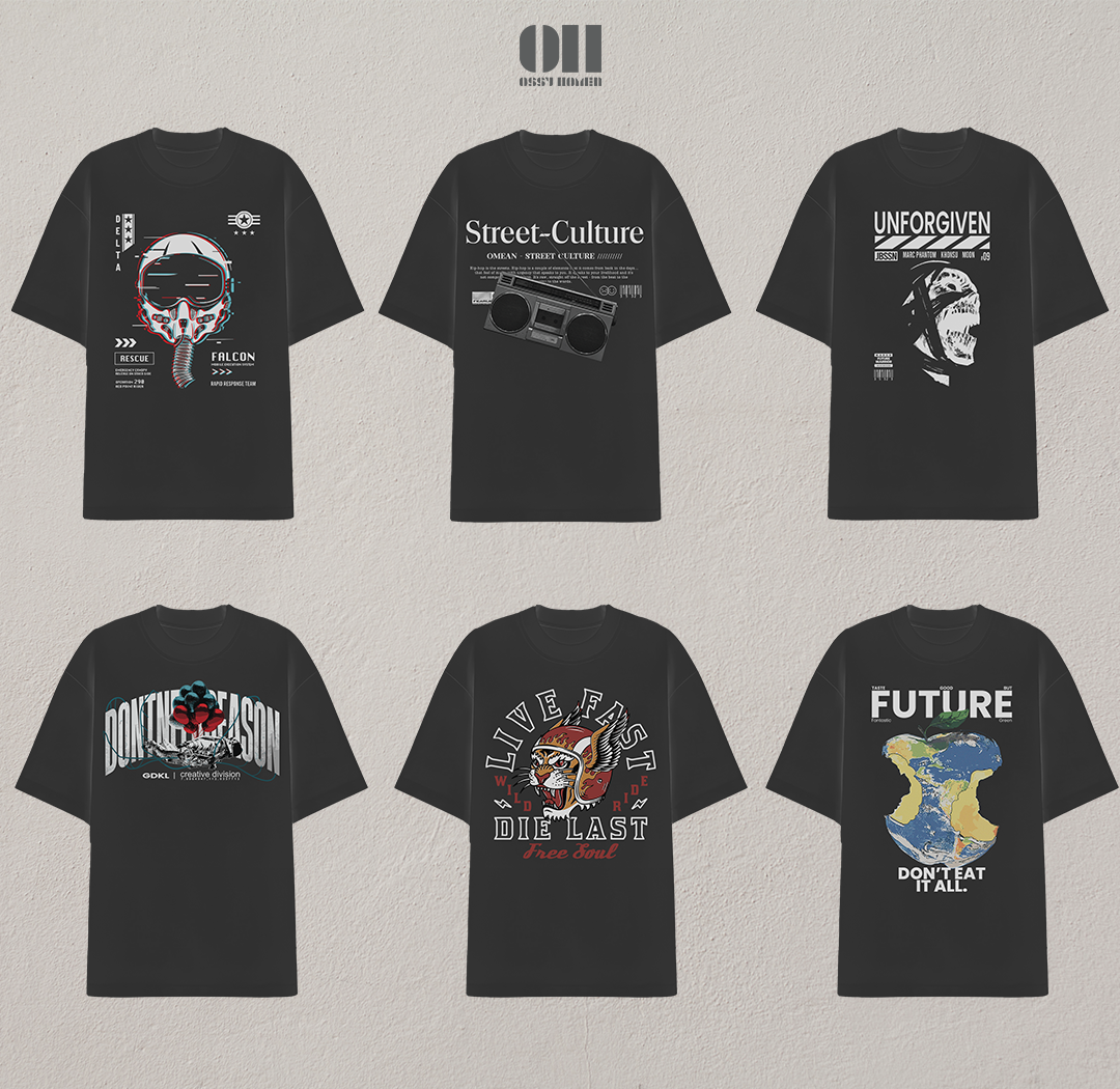 6er-Pack T-Shirts