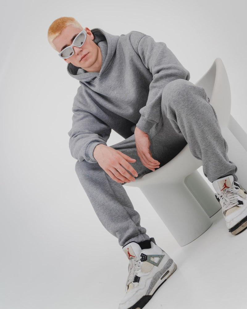 streetwear, oversized, hoodie, grey, ossyhomer, fashion, lifestyle