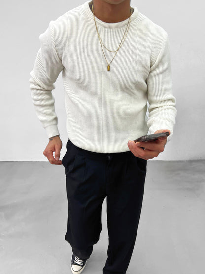 BASIC STRICKPULLOVERS
