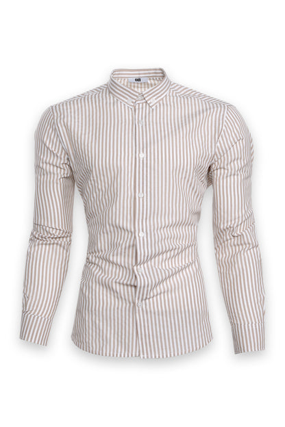 Slim Fit Gestreiftes Hemd